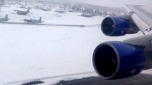 Посадка Боинг 747-300 Кольцово