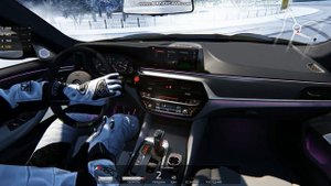 Боком на М5 Ф90. В Assetto Corsa