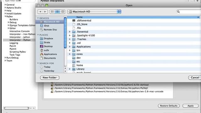 Configuring PyDev Interpreter On Aptana смотреть онлайн