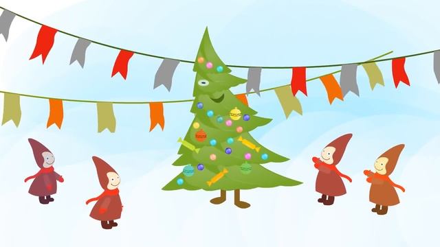 Ёлочка танцует - были бы у елочки ножки