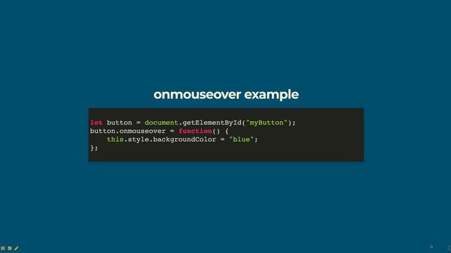 onmouseover event in javascript
