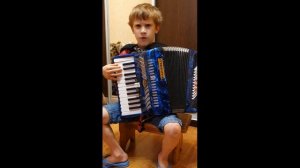 Игра на аккордеоне для детей. Урок №3. Гамма До мажор двумя руками.