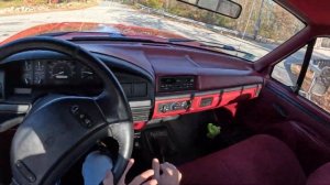 1997 Ford F-350 7.3L Powerstroke Diesel Manual - POV Driving Impressions (Binaural Audio)