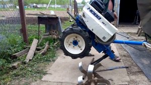 Быстрая смена фрез на мотоблоке