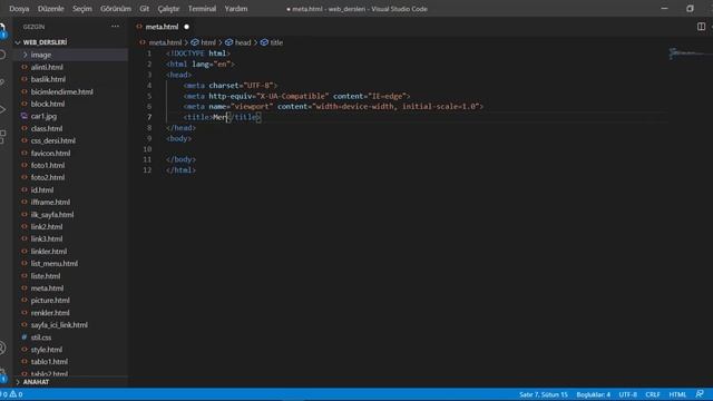 29 - HTML JavaScript File Paths ve Head Elementi