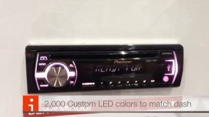 CES 2013 Pioneer Electronics DEH-X3500UI CD Player with AUX USB PANDORA Debut!
