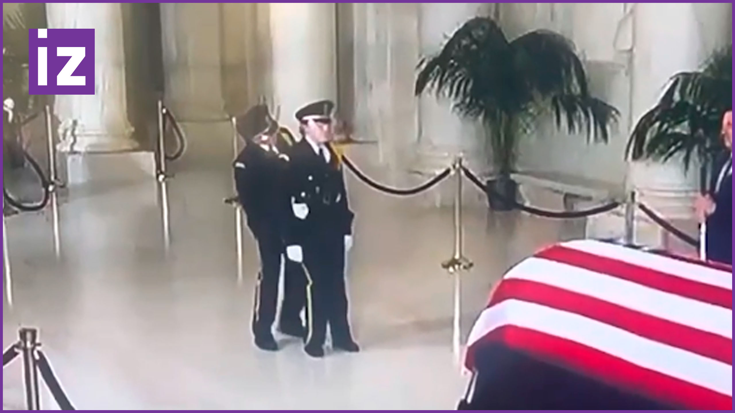 Американский военный упал в обморок в прямом эфире / Известия