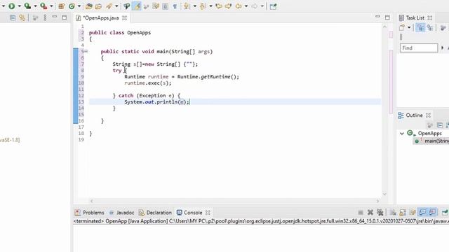 How To Open Applications With Simple Java Code | Simple Java Tasks | UnNamed Universe смотреть онлайн