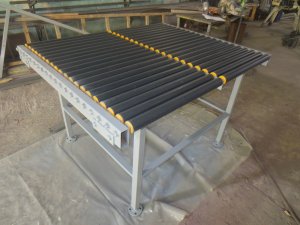 Неприводной рольганг с роликами ПВХ