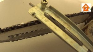 ЗАТОЧКА ЦЕПИ. Как заточить цепь бензопил самому. Заточить цепь шуруповертом.