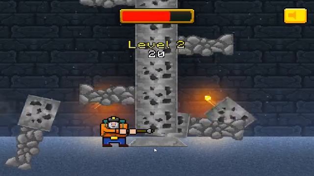 Играем в:Miner Mayhem Кирка готова? Уголь, железо, золото и алмаз! смотреть онлайн