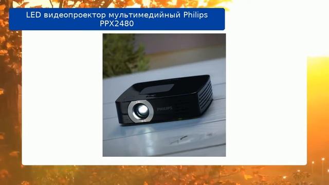 LED видеопроектор мультимедийный Philips PPX2480 обзор и отзыв смотреть онлайн
