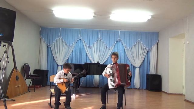 Иван и Павел Довбило г. Мценск, 9 , 12 лет "Итальянская песенка" смотреть онлайн