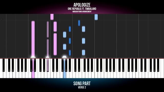 How To Play: One Republic ft. Timbaland - Apologize | Piano Tutorial + Sheets