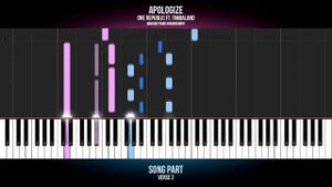 How To Play: One Republic ft. Timbaland - Apologize | Piano Tutorial + Sheets