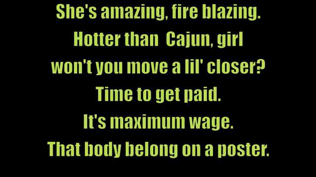 Flo Rida - Right Round (lyrics) смотреть онлайн