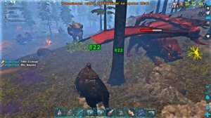 ARK. Дракон и Мантикора. Прохождение альфа босса на карте Рагнарёк