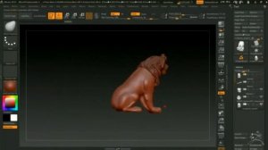 Zbrush 2019 обзор модели СИМБА