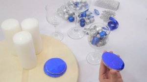 Новогодние подсвечники из бокалов за 10 минут