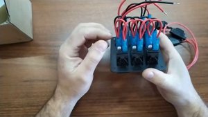 Панель переключателей,для моей лодки орионбот, ip65 с розеткой 12в и usb розеткой