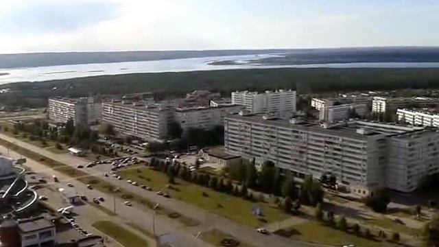 Набережные Челны с высоты птичьего полета!!! смотреть онлайн