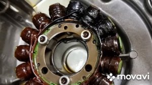 Демонтаж статора на KAWASAKI Vulcan 900.