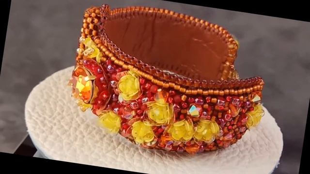 Комплект с яшмой и кристаллами Swarovski. Украшения ручной работы.