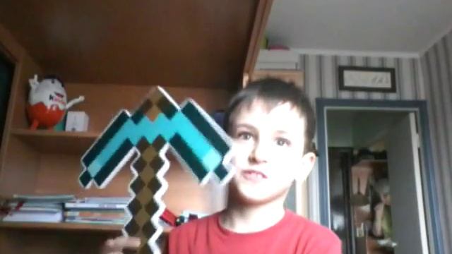 Большие игрушки майнкрафт меч и кирка