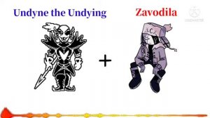 FNF Zavodila+Undertale Undyne The Undying MASHUP REMIX