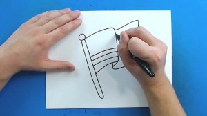 How to Draw the AMERICAN FLAG