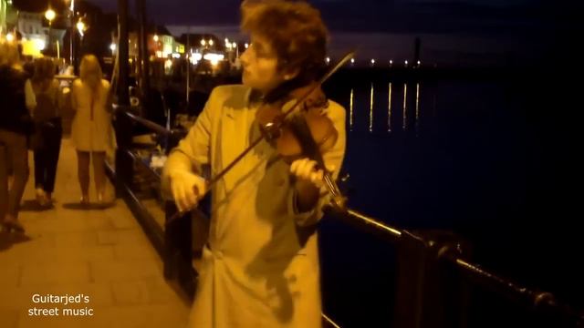 Violinist - Whitby north yorkshire, August 2012