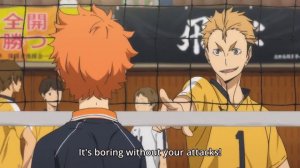 Karasuno vs Johzenji Match Haikyuu