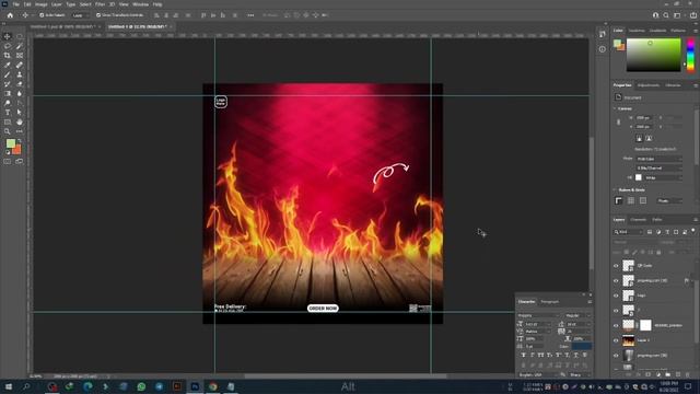 Food Banner Design Template | Social Media Post | Photoshop Tutorial | Unix Creative Designer смотреть онлайн