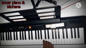 KANNANE KANNE......(PIANO)  Tamil song....Easy to play..By anvar piano and kitchens