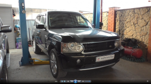 Замена масла в Supercharger на Range Rover 4,2 Ленд Ровер 2006