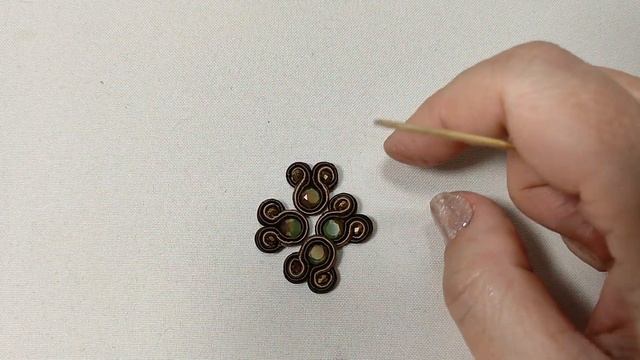 МК Сутажная вышивка. Серьги из сутажа.