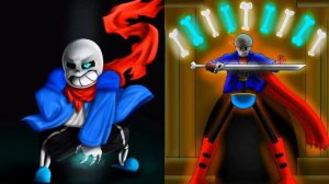 Genocide Sans And Disbelief Papyrus | Stronger Than You Mashup