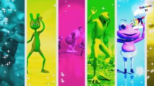 Танцевальный Баттл  персонажей из всех мультиков Диснея и Пиксара и зеленых инопланетян