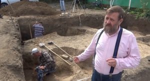 Солдатские землянки 1736 года на раскопе по пер. Достоевского, 14