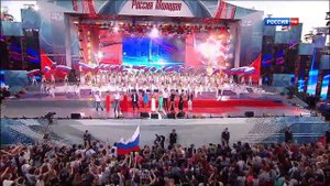 Алсу и все звёзды. Концерт на Красной площади - "Широка страна моя родная"
