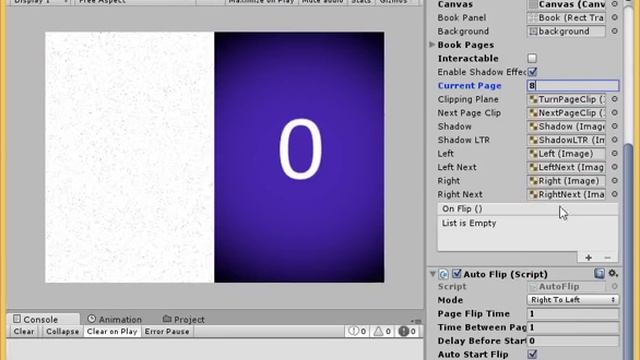 Unity Book Page Curl and Flip Effect смотреть онлайн