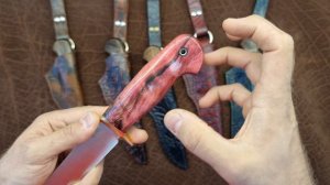 Варианты ножен, с ножами естественно