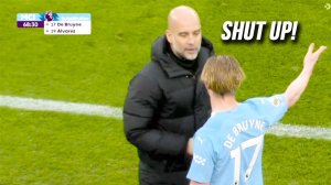 This is What Really Happened between Guardiola and De Bruyne during Liverpool Man City clash!
