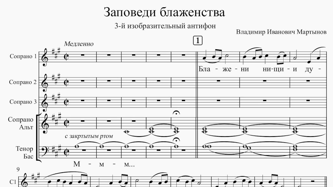 Заповеди блаженства (В. И. Мартынов)