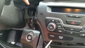 How to Remove Radio / Display / CD Player from Kia Optima 2012 for Repair.