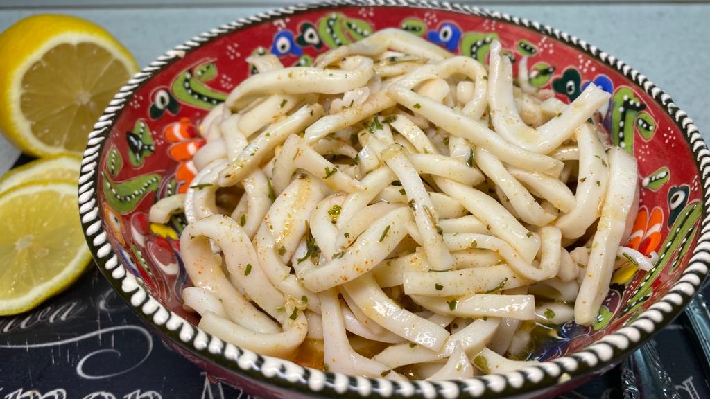Маринованные кальмары - просто тают во рту!