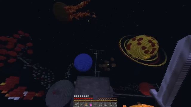 Прохождение паркур карт для minecraft. Паркур в космосе и пираты #1