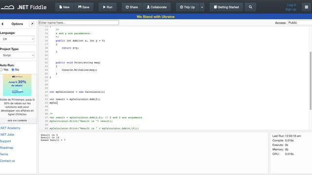 Episode-8 | CSharp For Beginners | Named Arguments | Optional Parameters | Overloading | Context смотреть онлайн