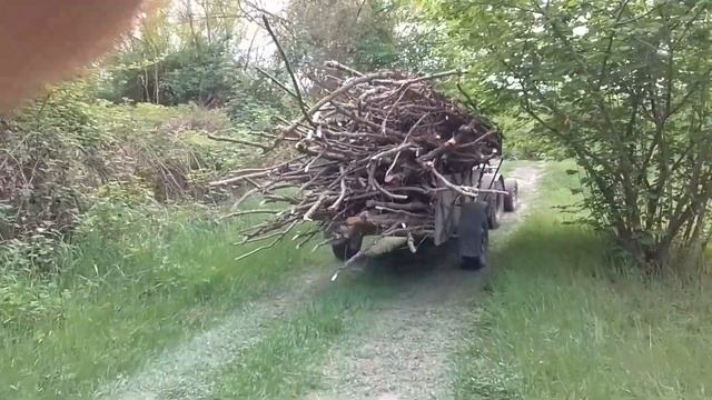 За дровами 2. Самодельный минитрактор из двигателя УМЗ (ЗИД 4.5) смотреть онлайн