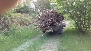 За дровами 2. Самодельный минитрактор из двигателя УМЗ (ЗИД 4.5)